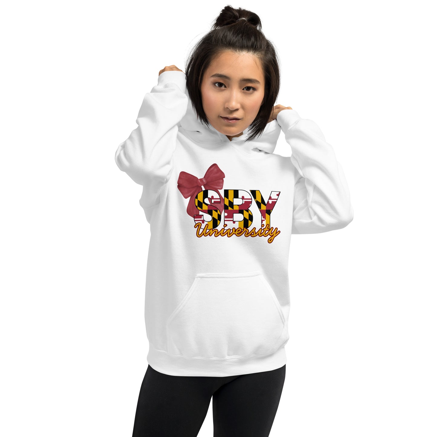 Salisbury University Maroon & Gold Hoodie w/Bow