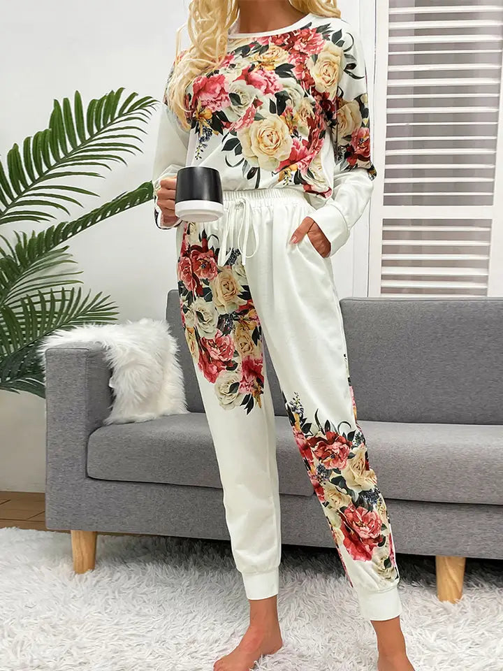 Floral jogger set