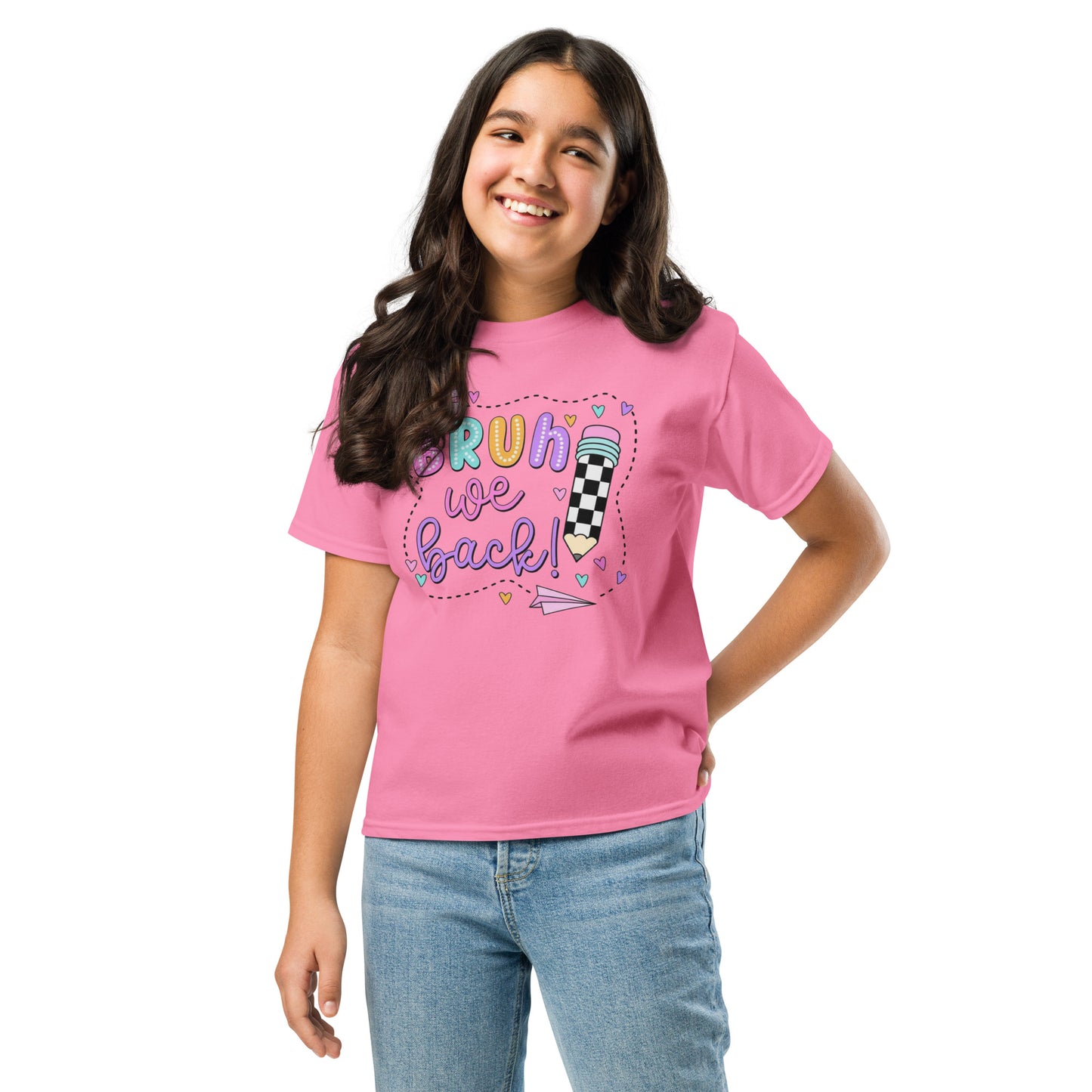 Bruh we back – Back to school Youth T-Shirt