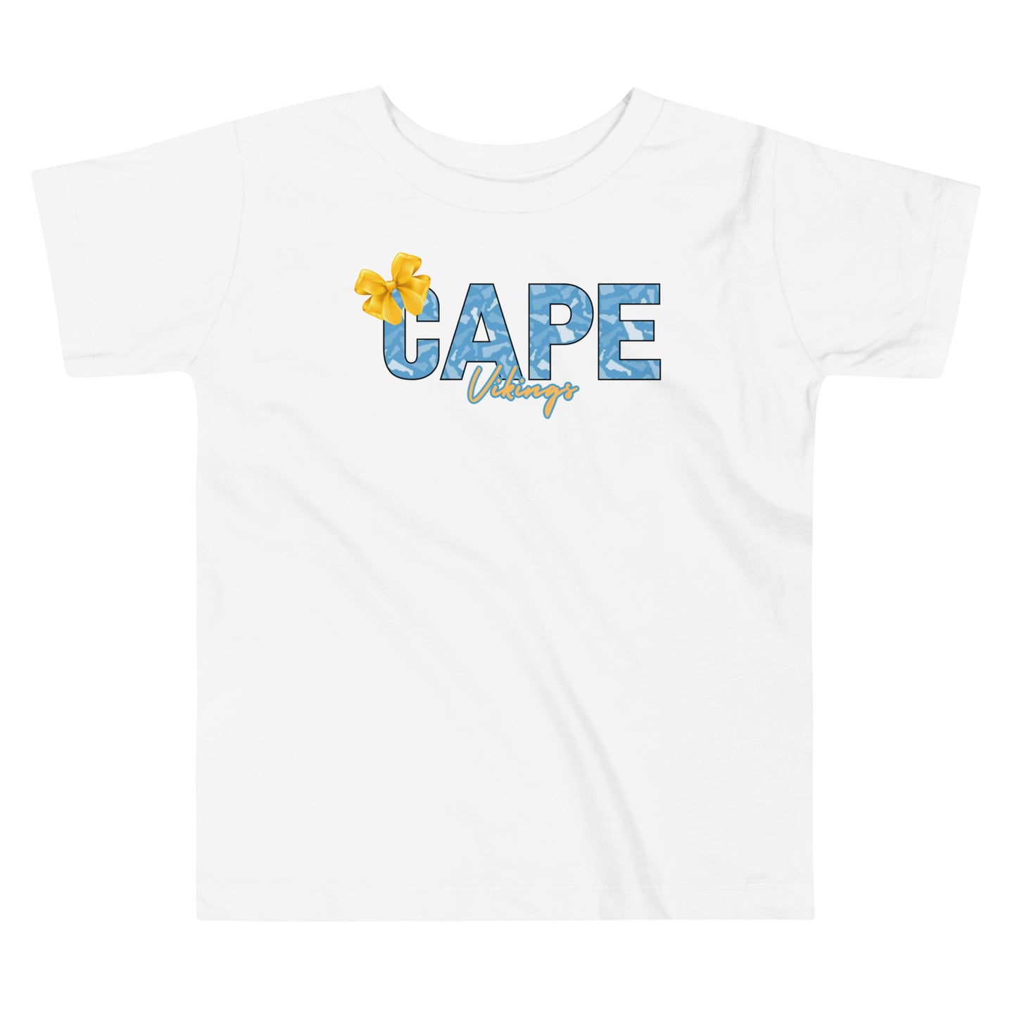 Youth Cape Henlopen Vikings with Bow β Exclusive Delaware Camo Letters ππ