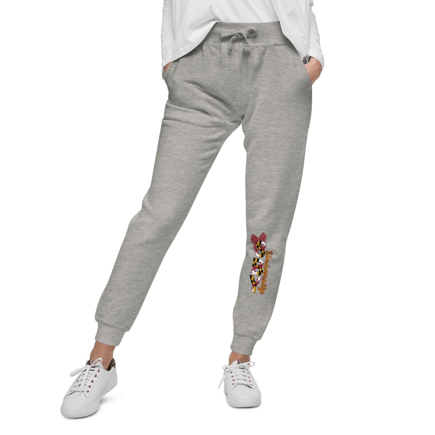 Salisbury University Maroon & Gold Sweatpants w/bow