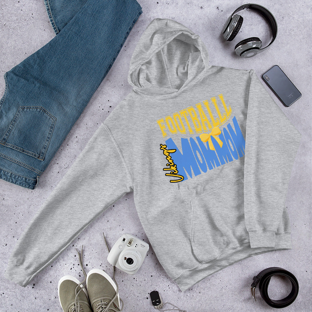 Cape Henlopen Vikings “Football Mommom” Hoodie 🏈💙💛