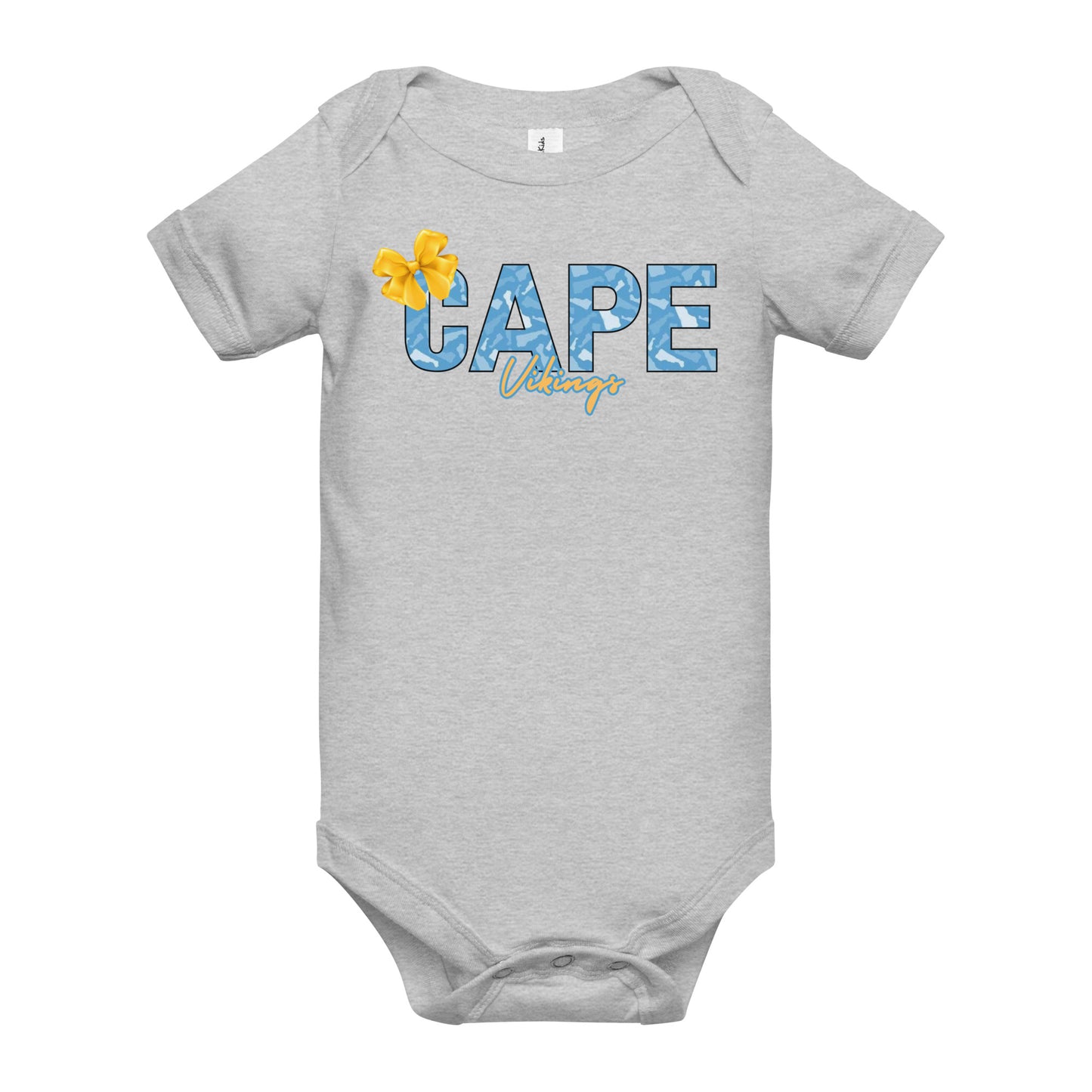 Youth Cape Henlopen Vikings with Bow β Exclusive Delaware Camo Letters ππ