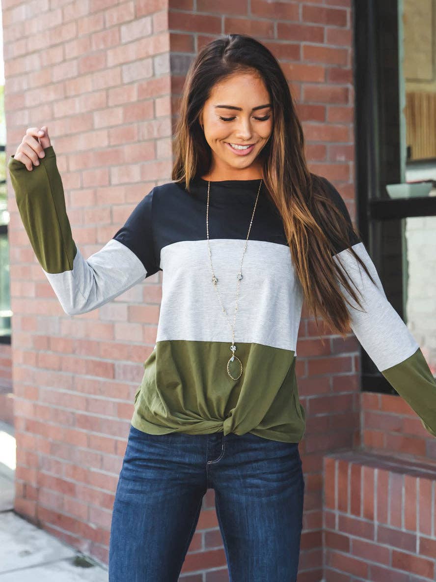 Ryleigh Fall twist Top