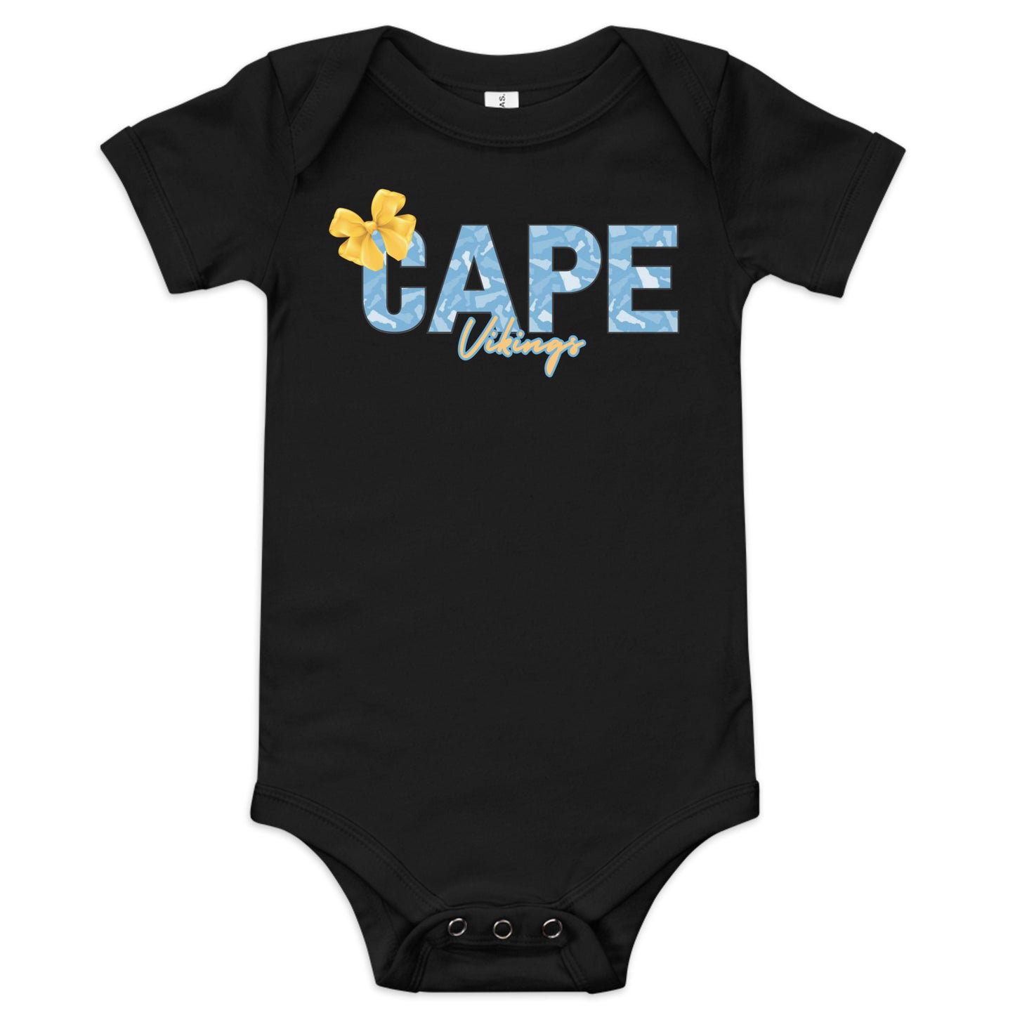 Youth Cape Henlopen Vikings with Bow β Exclusive Delaware Camo Letters ππ