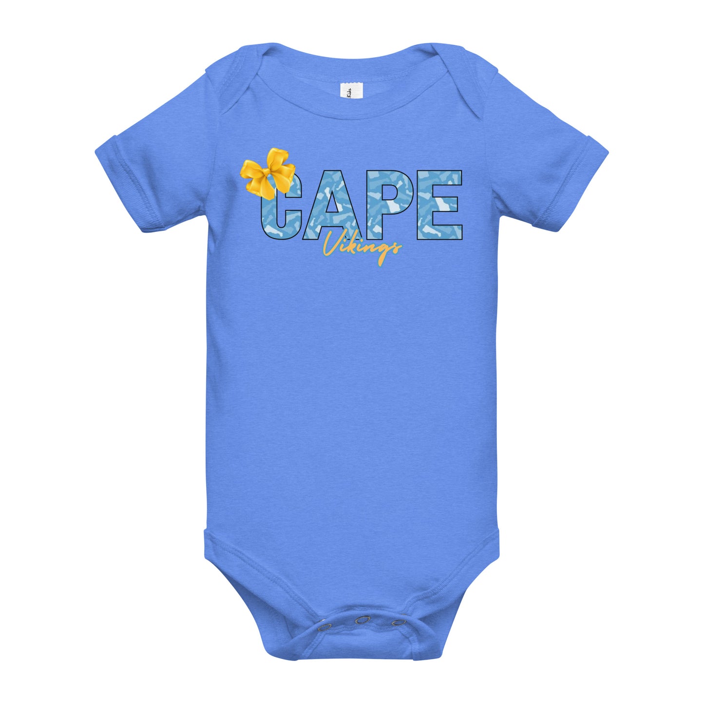 Youth Cape Henlopen Vikings with Bow β Exclusive Delaware Camo Letters ππ