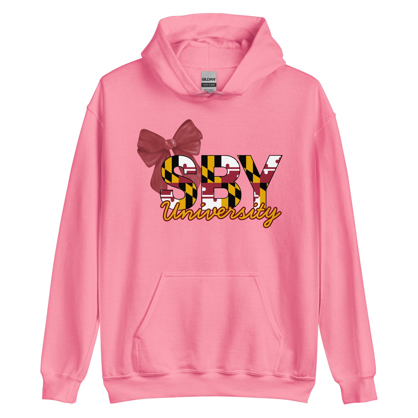 Salisbury University Maroon & Gold Hoodie w/Bow