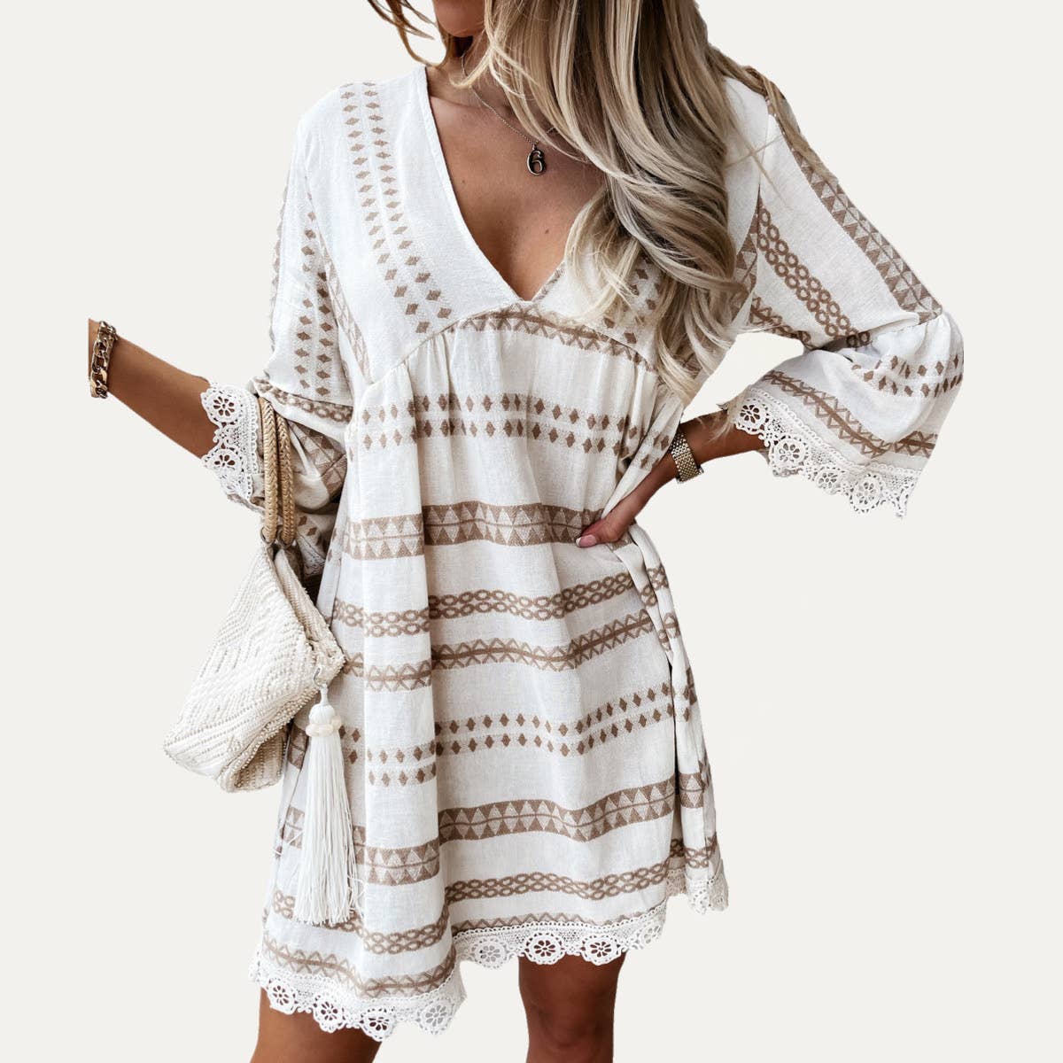 Harvest Moon Boho Lace Dress