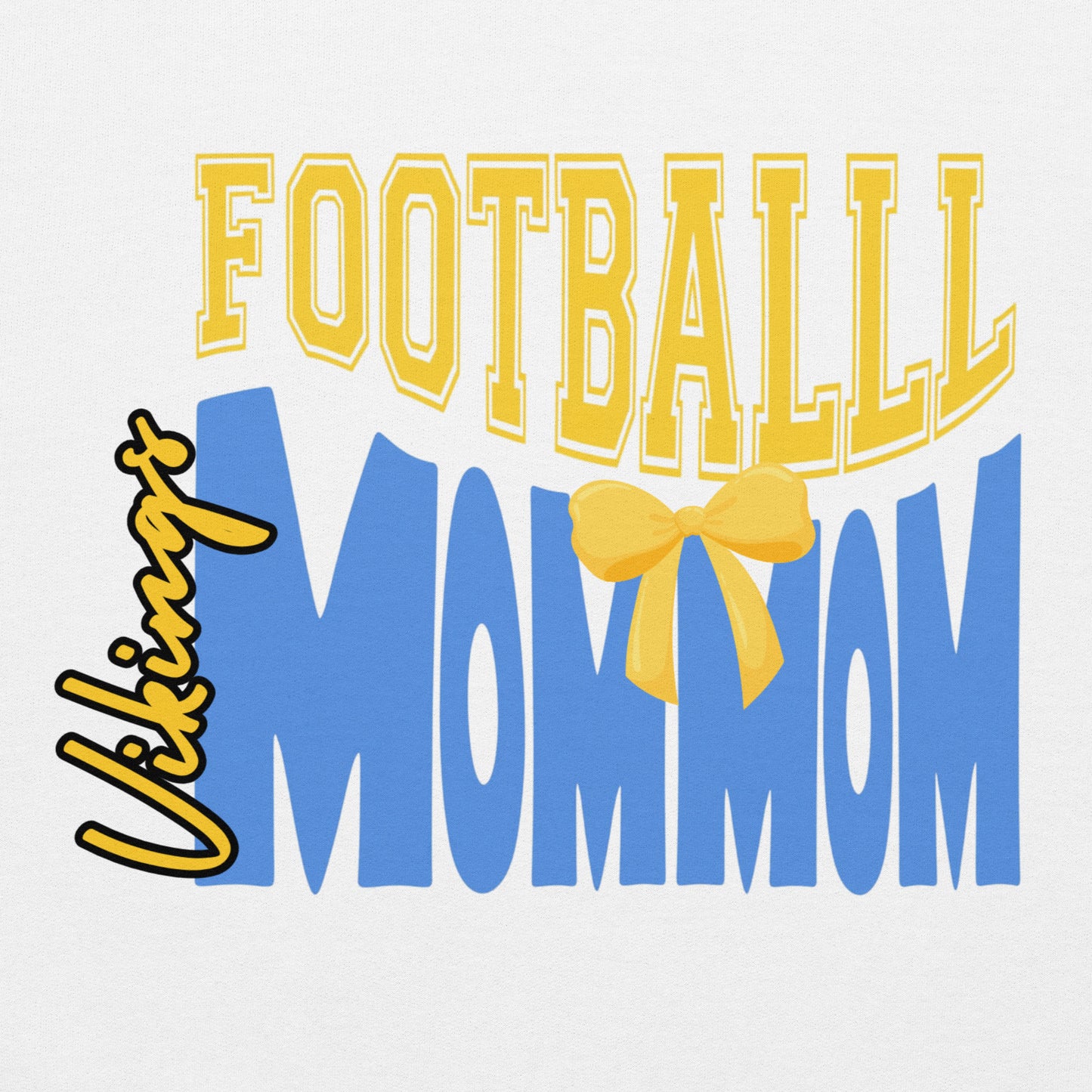 Cape Henlopen Vikings “Football Mommom” Hoodie 🏈💙💛