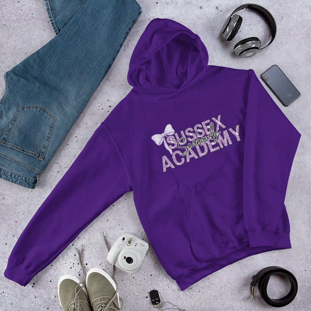 Sussex Academy Seahawks Sweatshirt w/ Bow