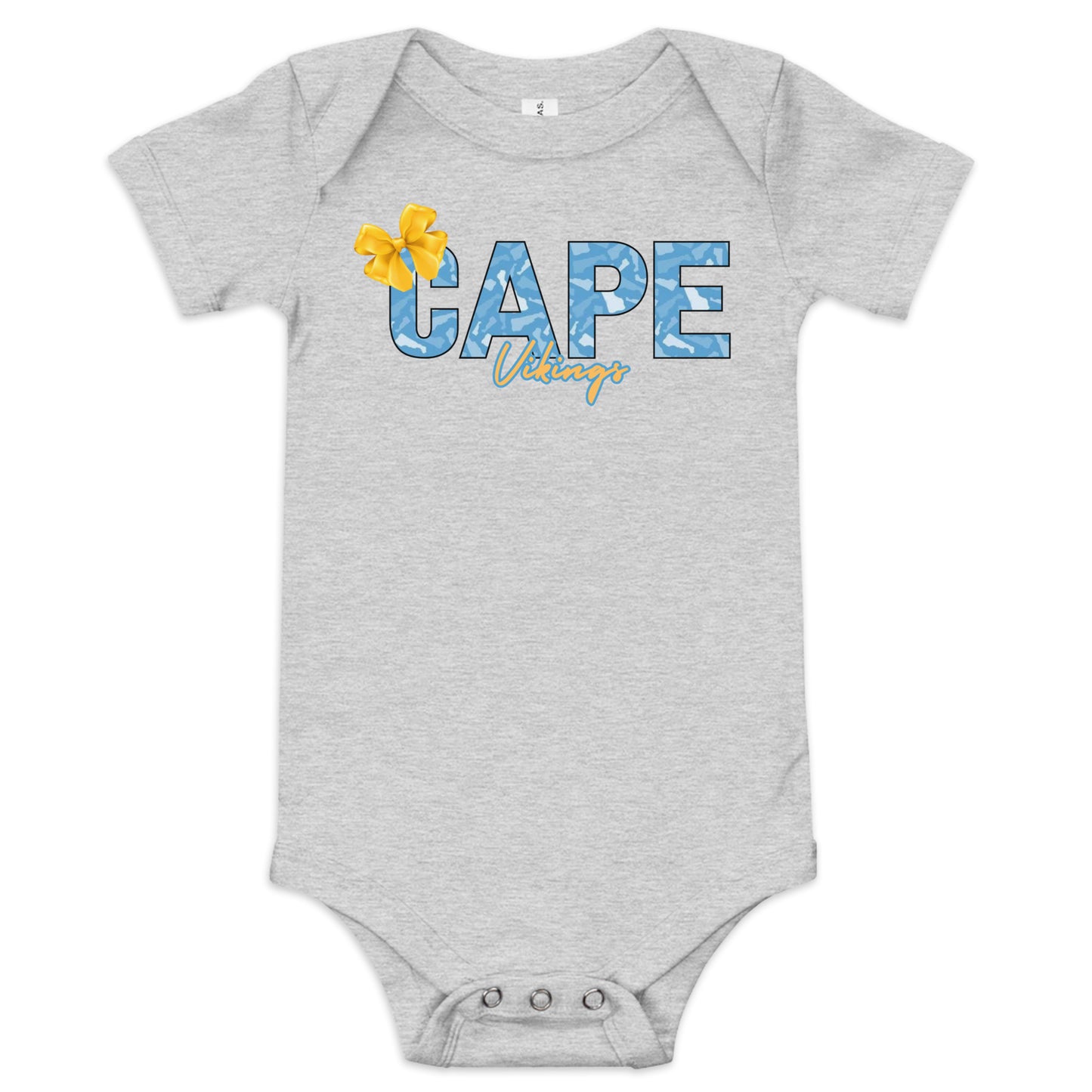 Youth Cape Henlopen Vikings with Bow β Exclusive Delaware Camo Letters ππ