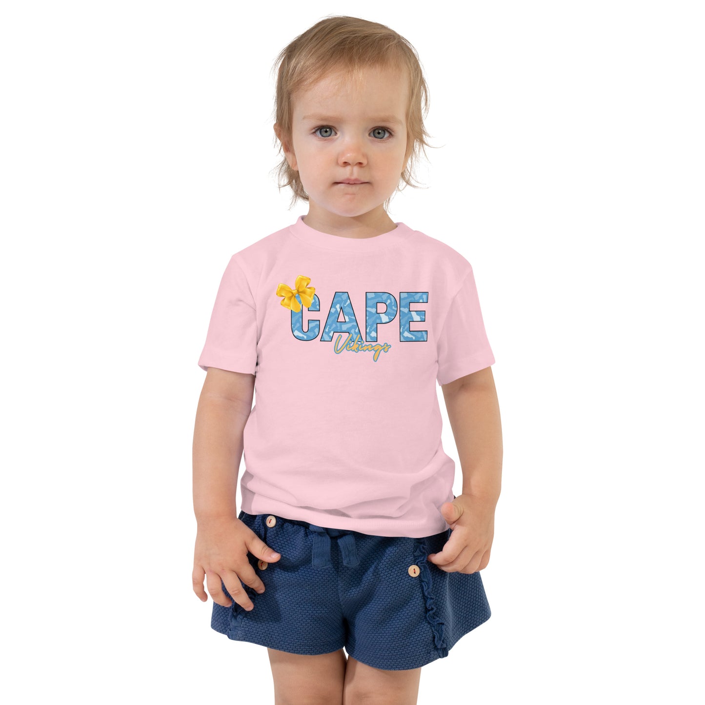 Youth Cape Henlopen Vikings with Bow β Exclusive Delaware Camo Letters ππ
