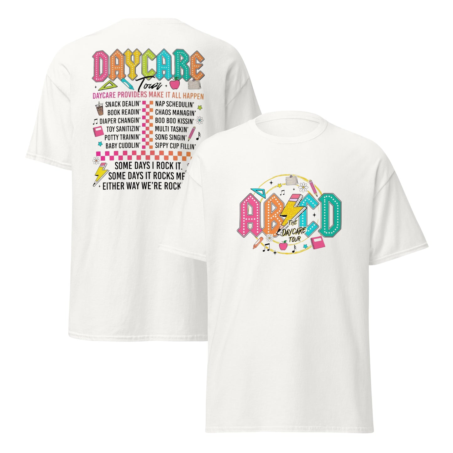 AB CD Daycare Tour T-Shirt πΈπ§Έπ