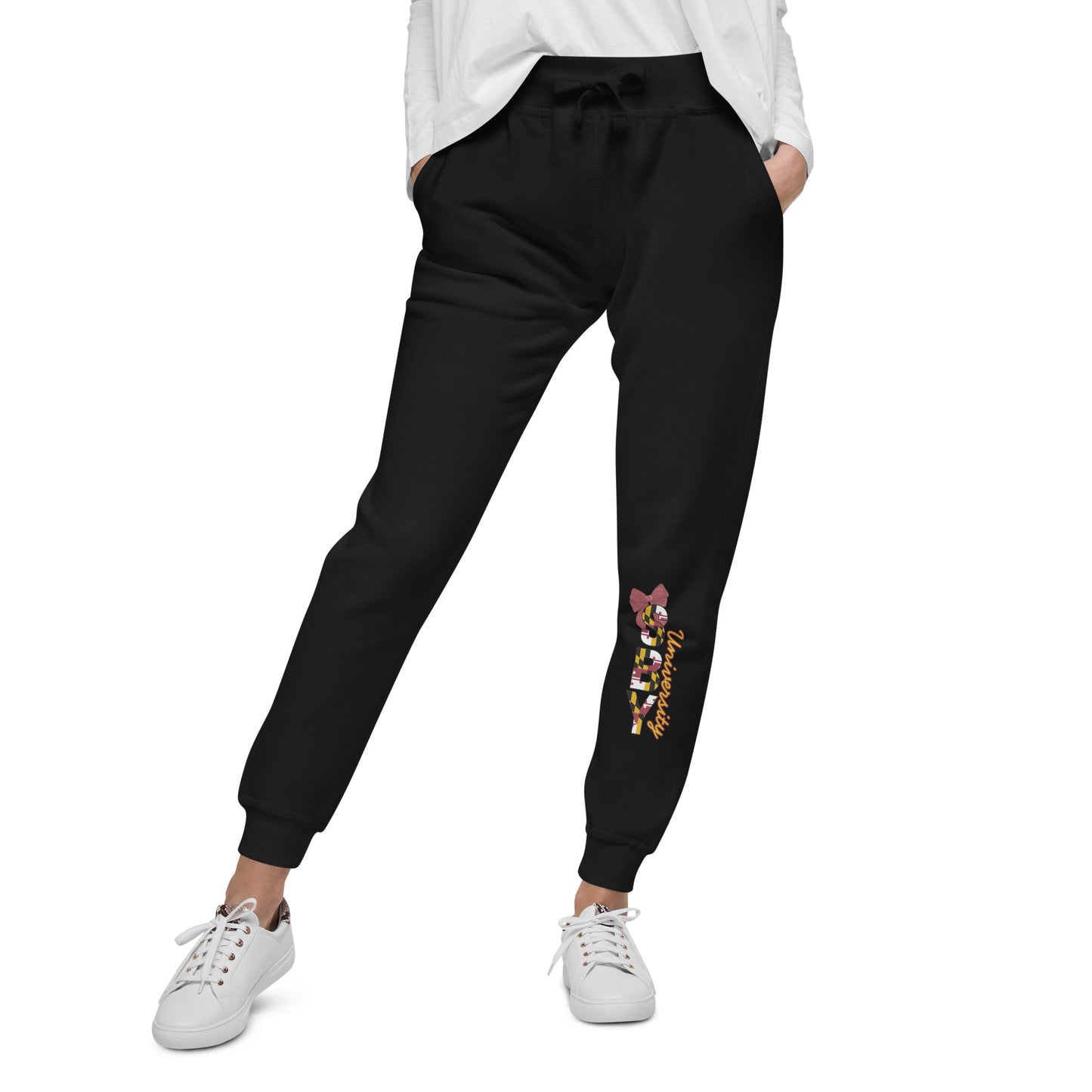 Salisbury University Maroon & Gold Sweatpants w/bow