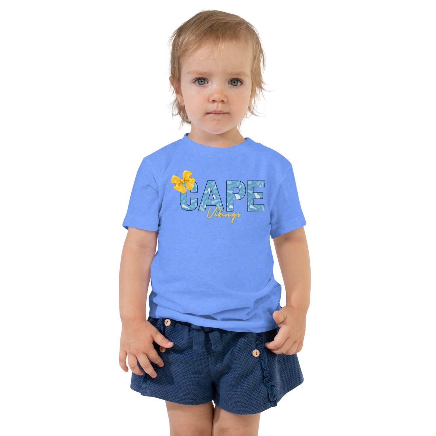 Youth Cape Henlopen Vikings with Bow β Exclusive Delaware Camo Letters ππ