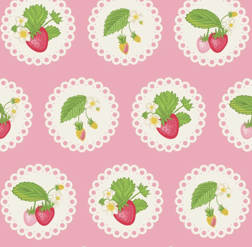 Summer Strawberry 2 Piece Set