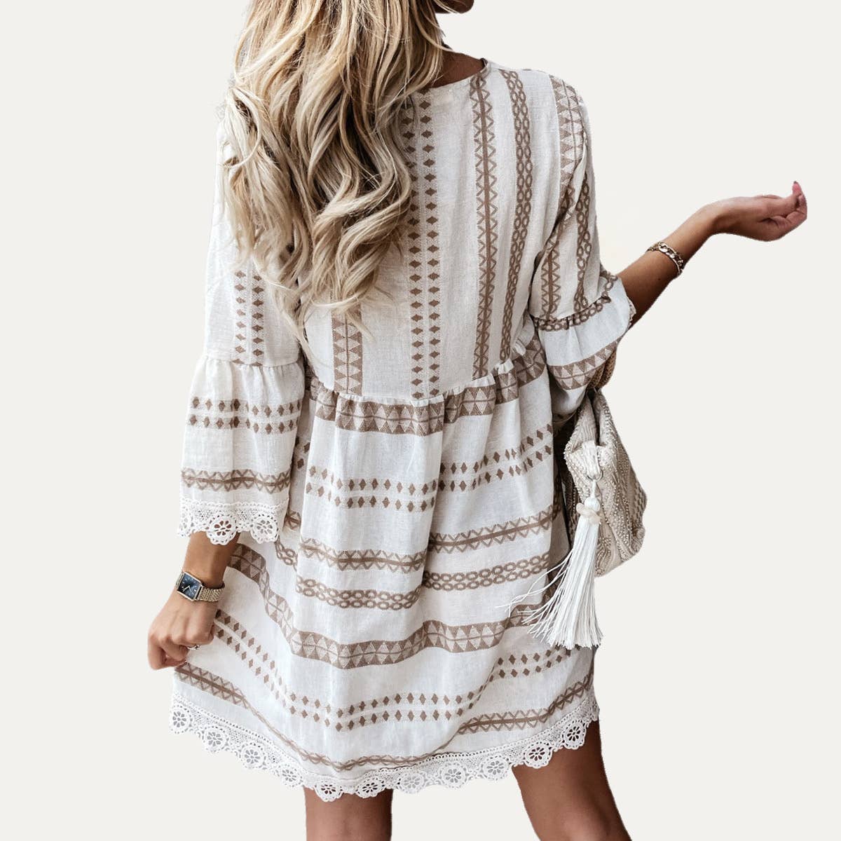Harvest Moon Boho Lace Dress