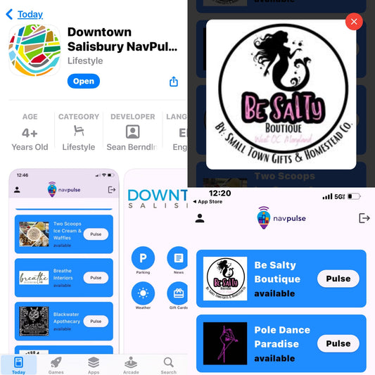 Introducing the NEW NavPulse App Your Ultimate Guide to Downtown Salisbury!