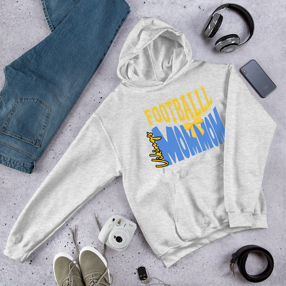 Cape Henlopen Vikings “Football Mommom” Hoodie 🏈💙💛