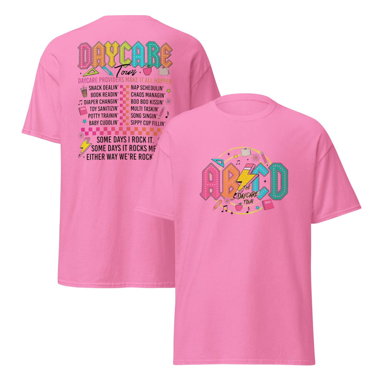 AB CD Daycare Tour T-Shirt 🎸🧸📚
