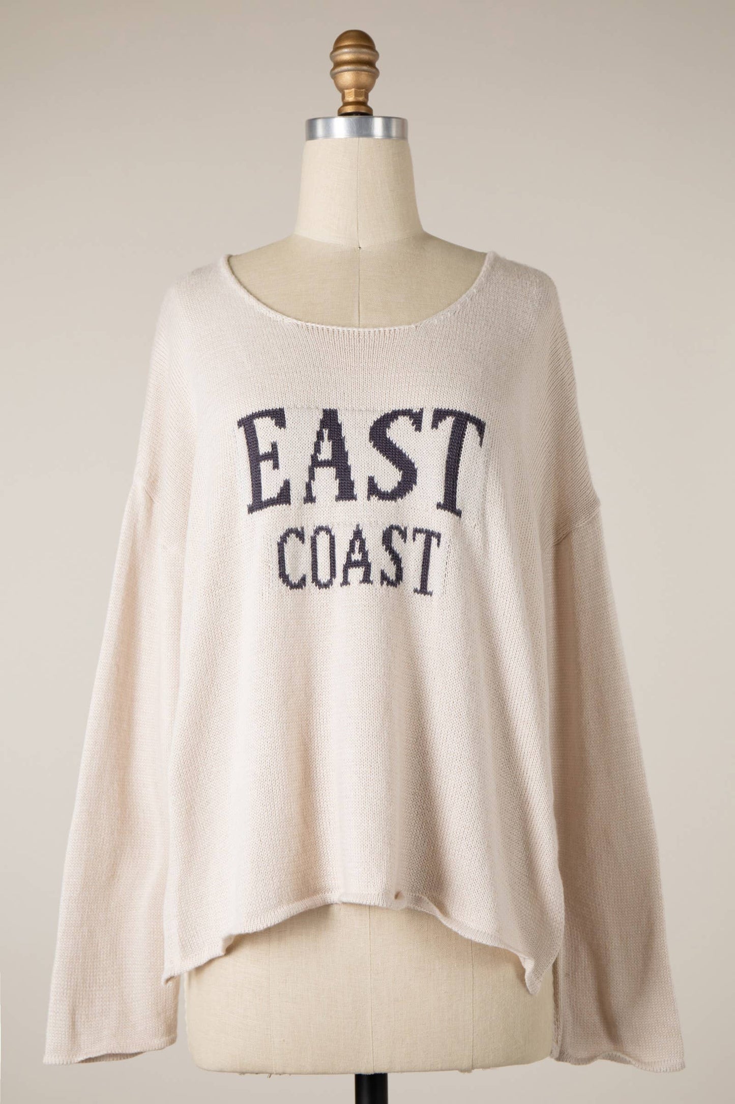 East Coast Light Weight Saying Sweater