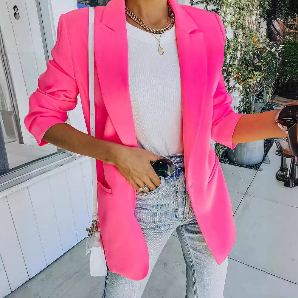 Pink Lightweight Blazer