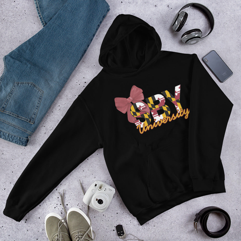 Salisbury University Maroon & Gold Hoodie w/Bow