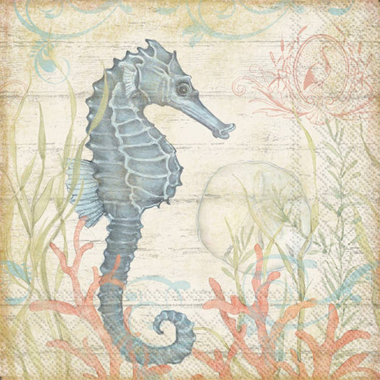 Seahorse Cocktail Napkins