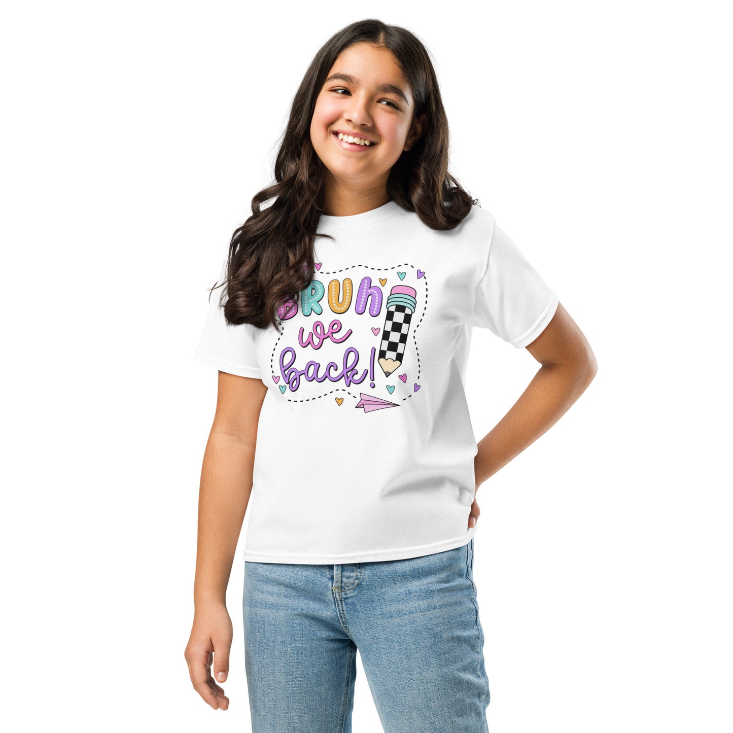 Bruh we back  – Back to school Youth T-Shirt
