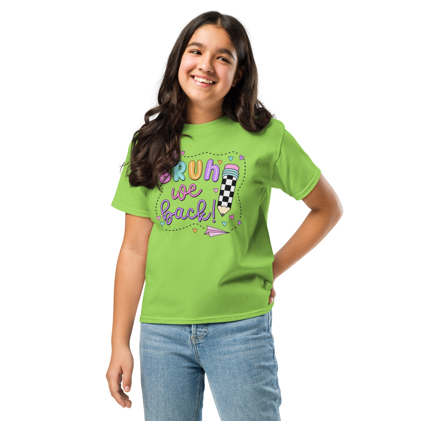 Bruh we back  – Back to school Youth T-Shirt