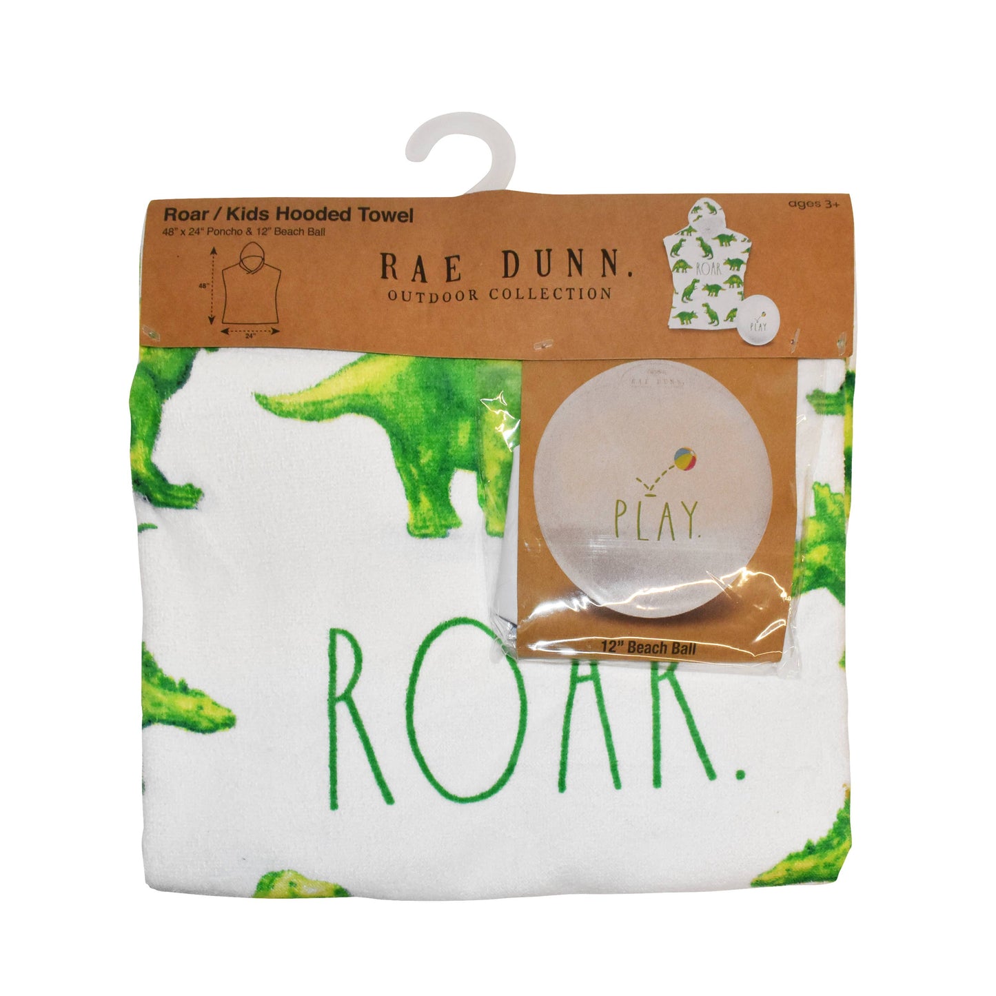 Rae Dunn Hooded Towel & Beach Ball