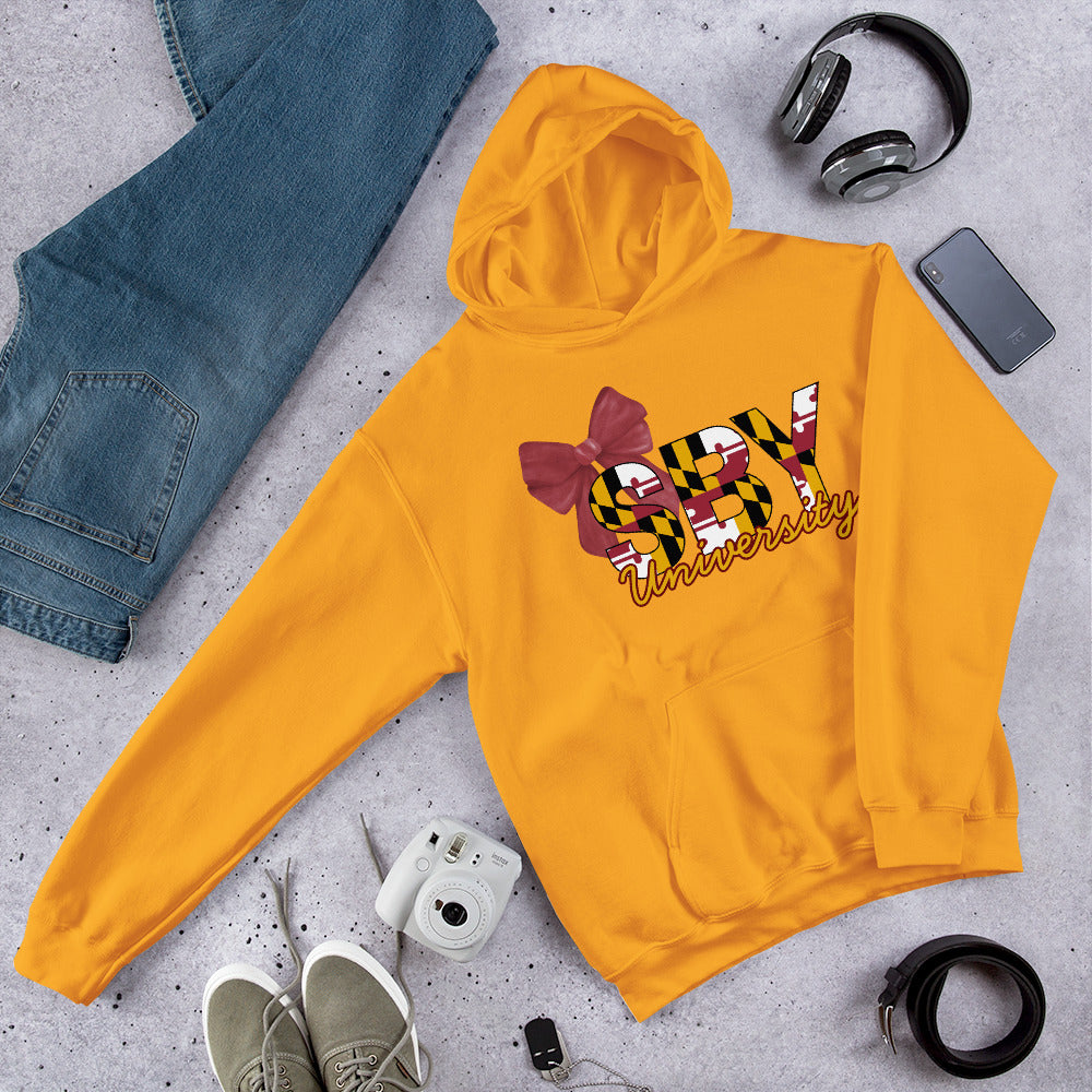 Salisbury University Maroon & Gold Hoodie w/Bow
