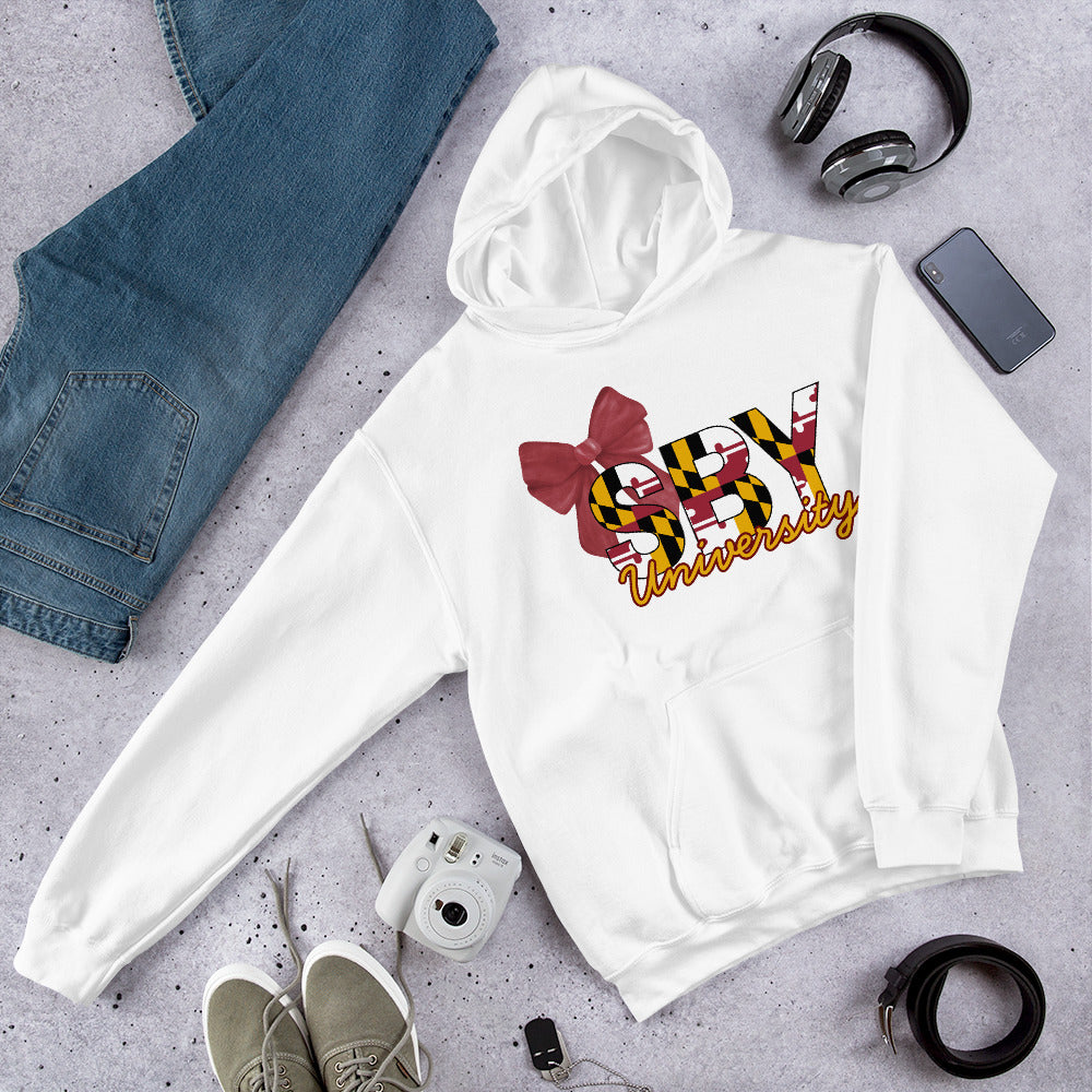 Salisbury University Maroon & Gold Hoodie w/Bow