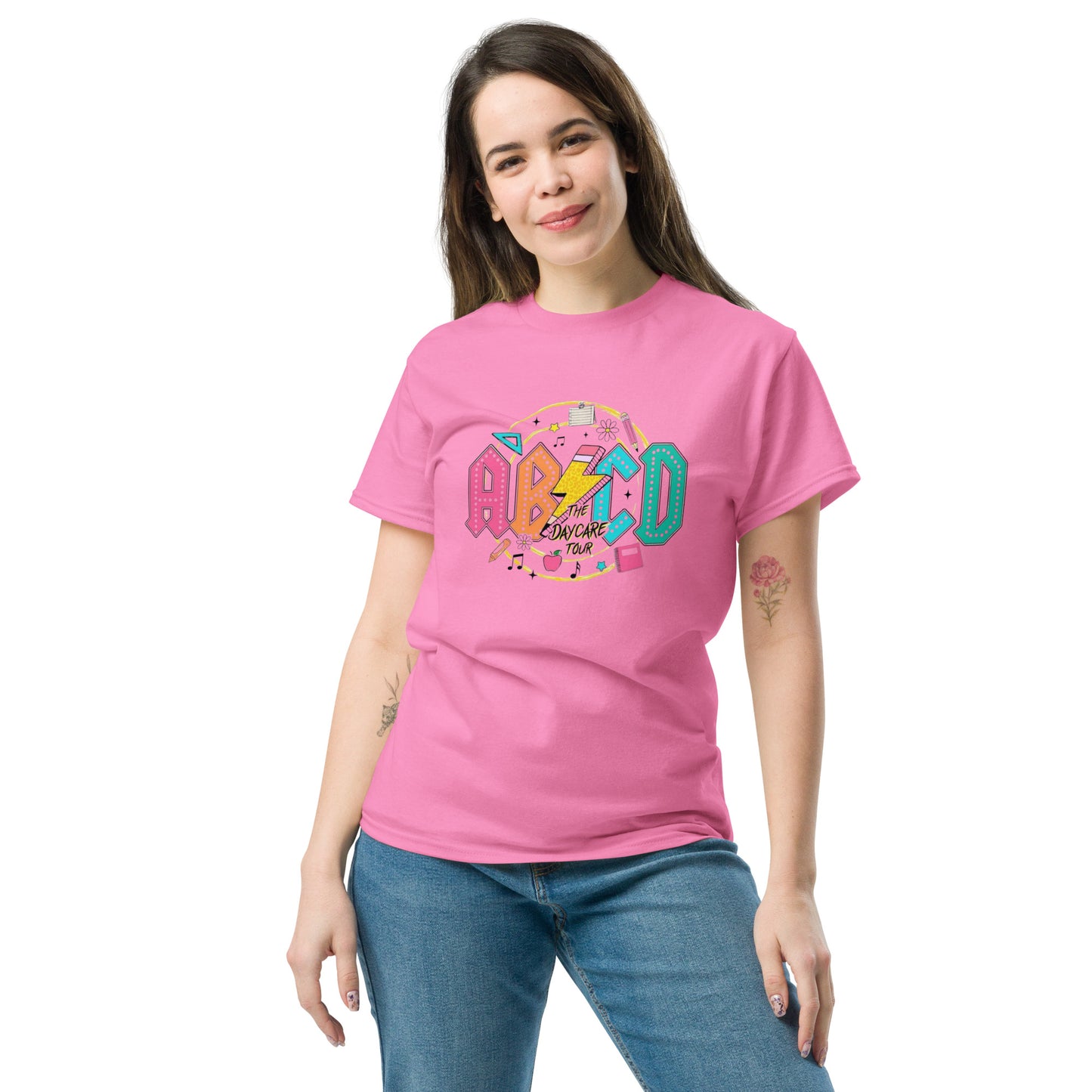 AB CD Daycare Tour T-Shirt 🎸🧸📚
