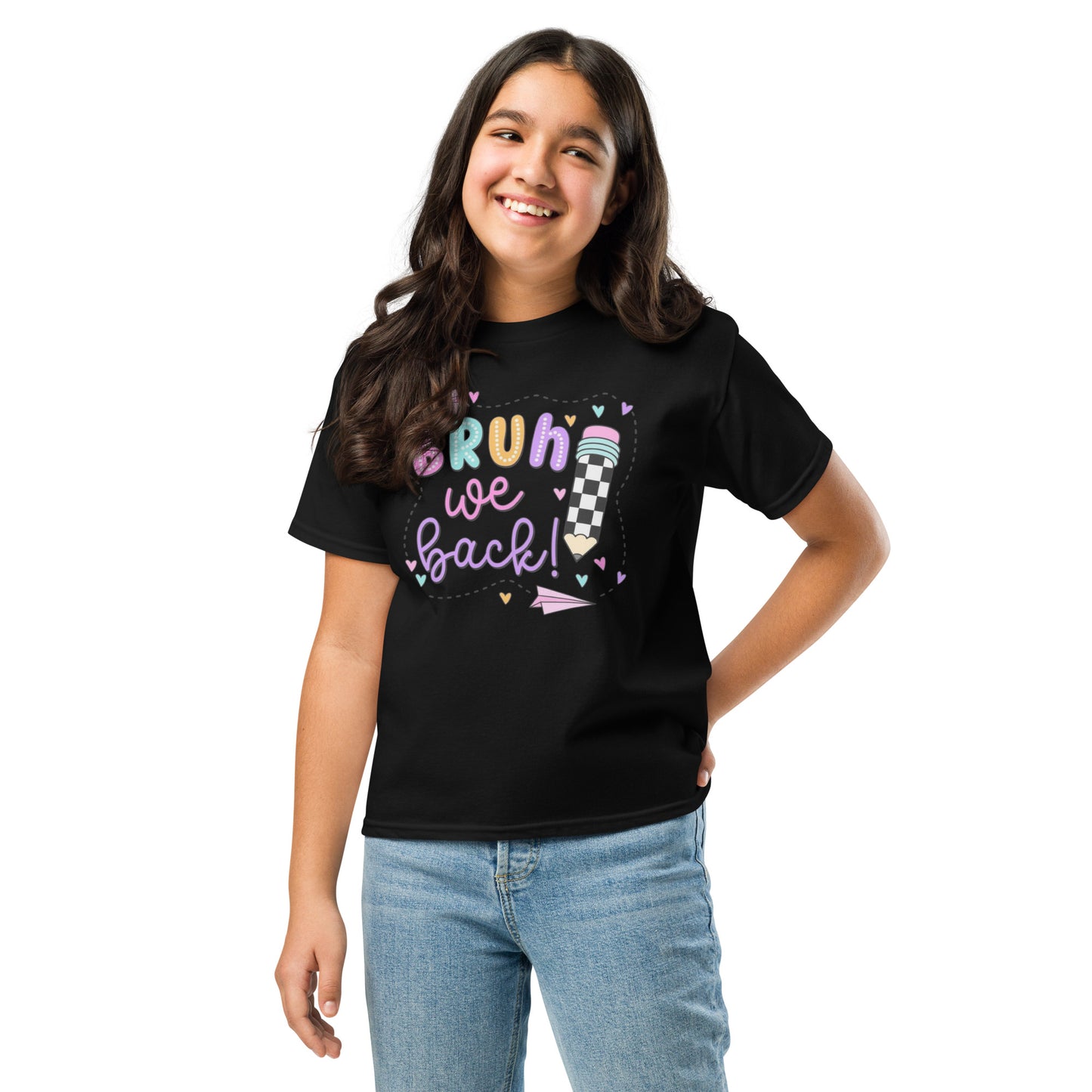 Bruh we back  – Back to school Youth T-Shirt