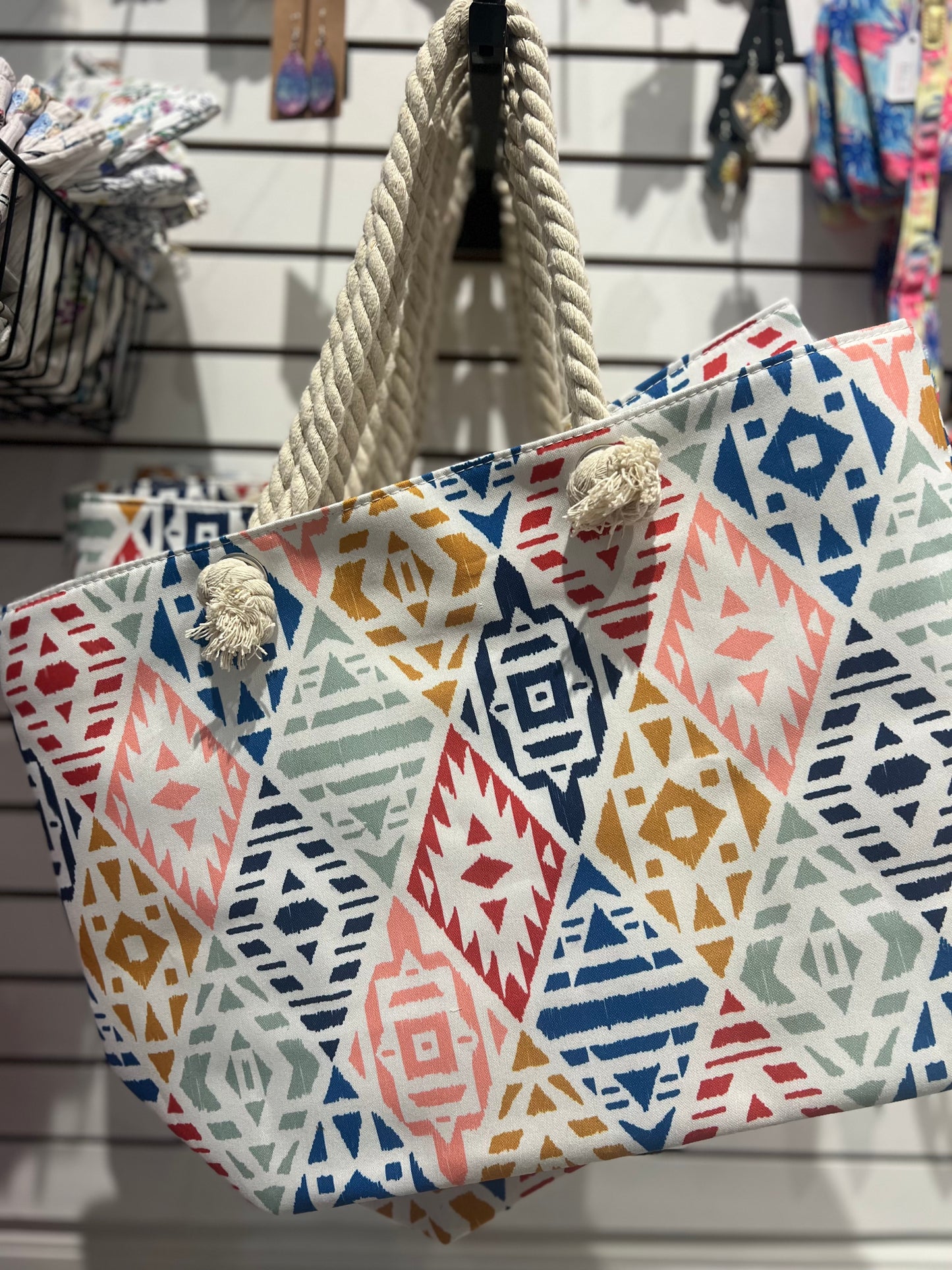 Boho beach tote