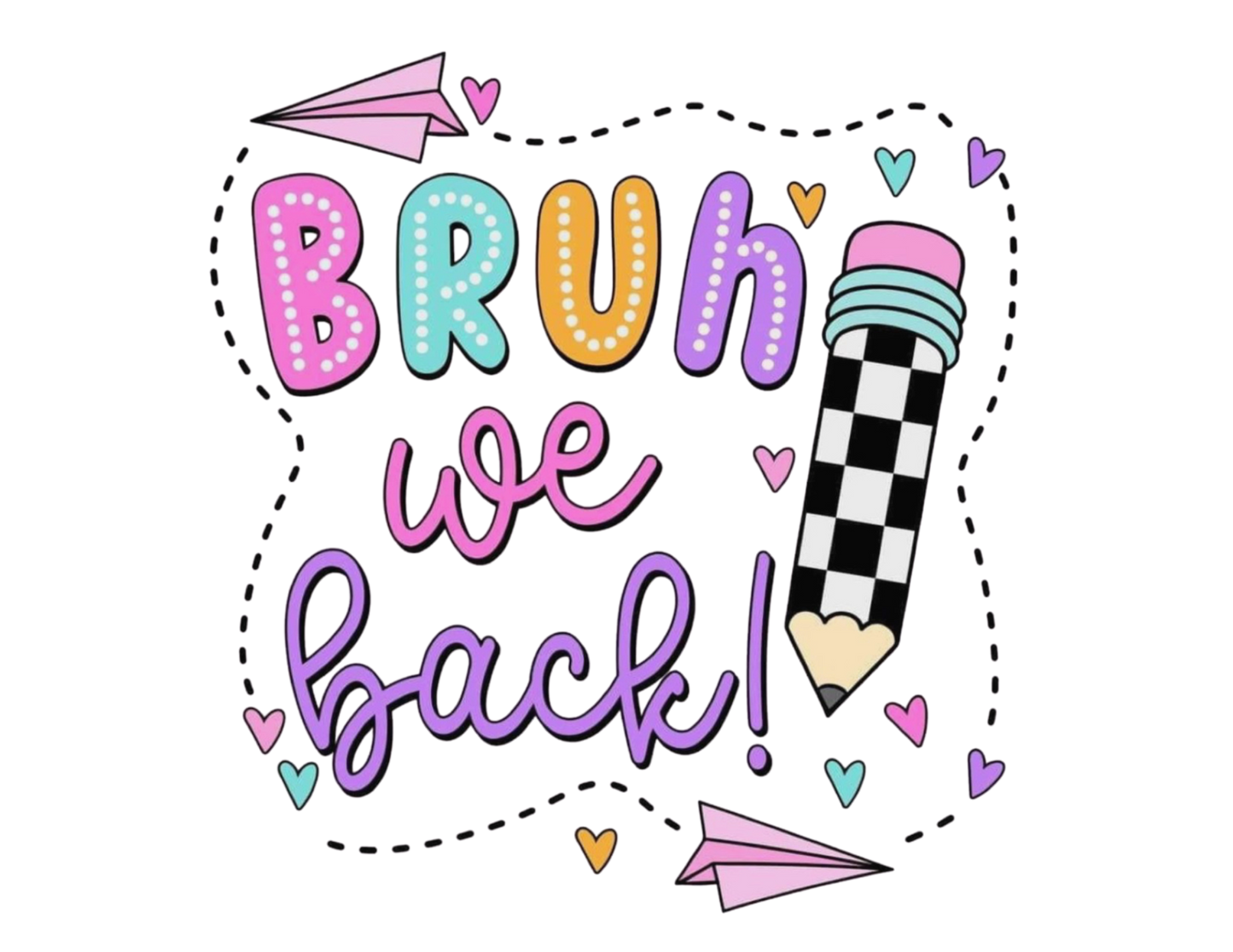 Bruh we back  – Back to school Youth T-Shirt