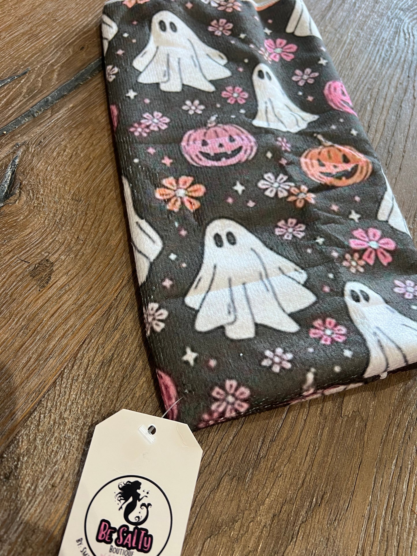 Boo Ghost and Pumpkin Dish , Kitchen , Bathroom Hand towel