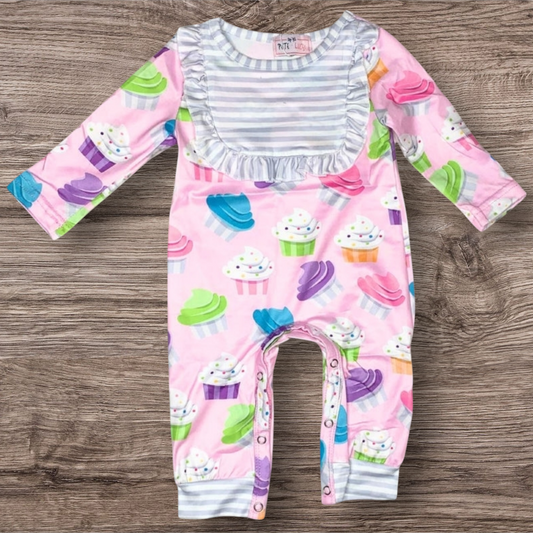 Sweet Dreams Cupcake Romper