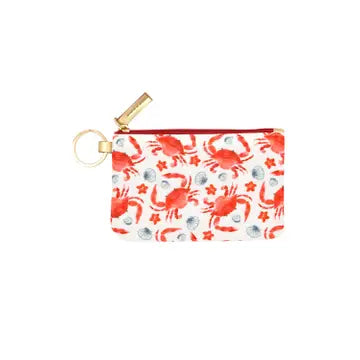 Canvas Printed Preppy ID/Badge holder w/ lanyard