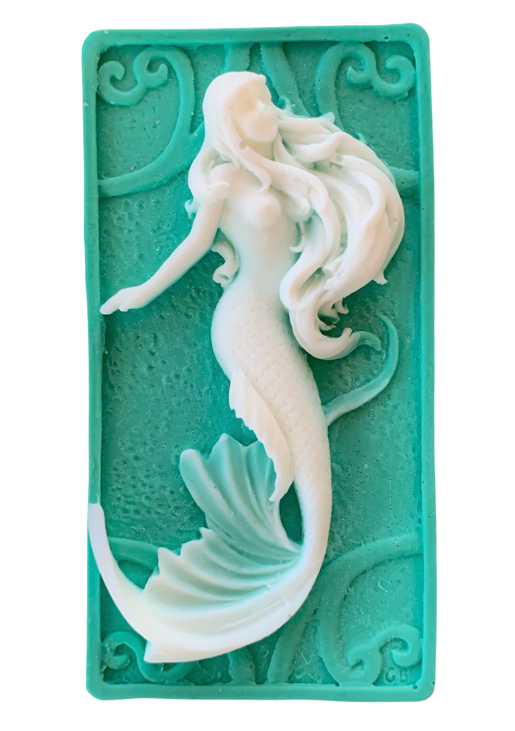 3D Mermaid Soap Bar-TEAL